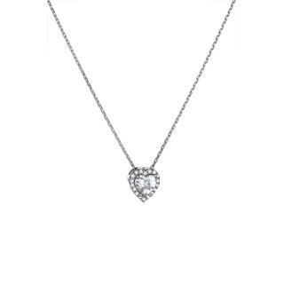 Κολιέ Ασημένιο Glam Heart