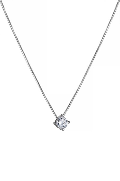 Κολιέ Ασημένιο Glam Simple