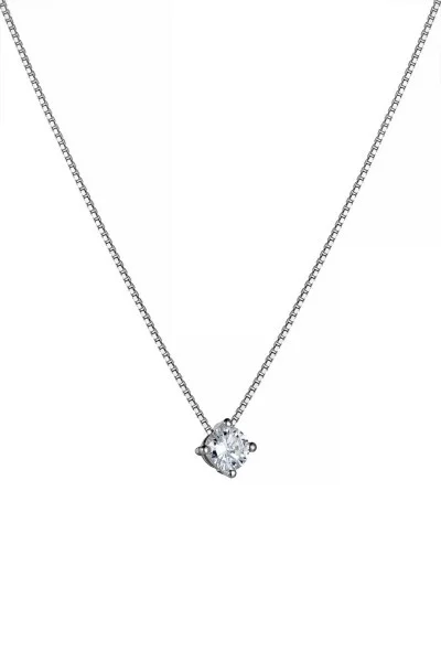 Κολιέ Ασημένιο Glam Simple