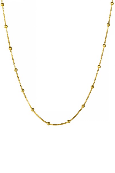 Κολιέ Ασημένιο Beads