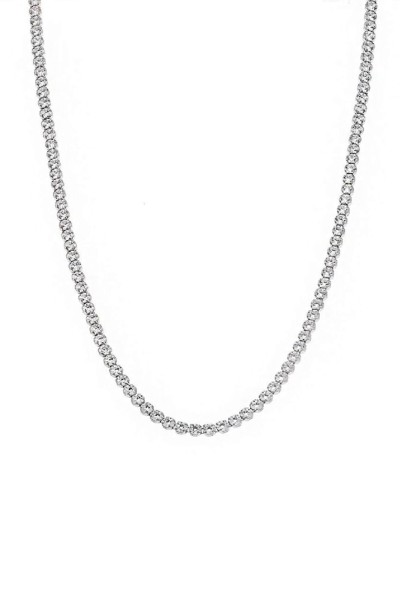 Κολιέ Λευκόχρυσο 14Κ Lady Elite Ριβιέρα Big