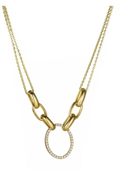 Κολιέ Χρυσό 14Κ Blogger Style Πετράτο