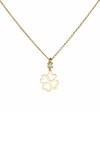 Κολιέ Χρυσό 9Κ Lucky Clover Dot