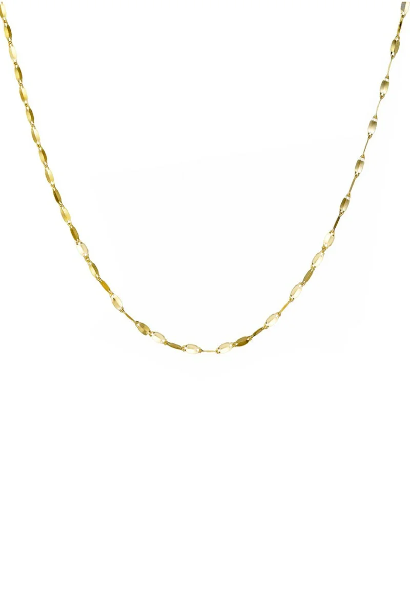 Κολιέ Χρυσό 14Κ SeeK for Gold Shiny Trouble Oval 45cm