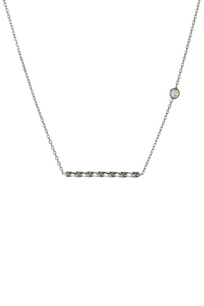 Κολιέ Ασημένιο Glam Line