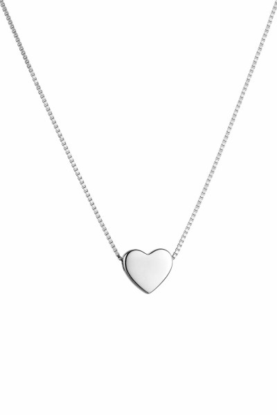 Κολιέ Ασημένιο Glam Heart