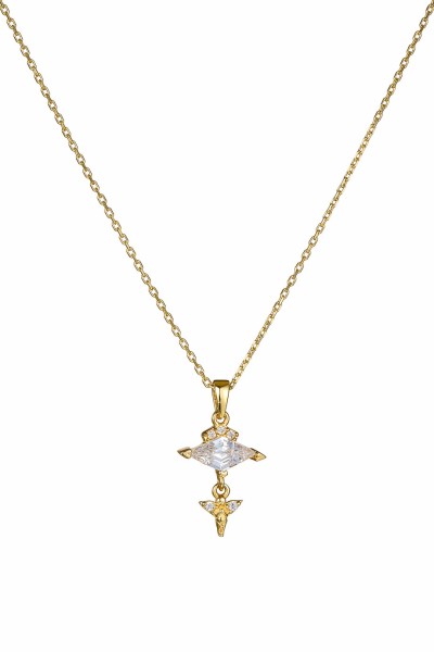 Κολιέ Χρυσό 14Κ Aztec Drops