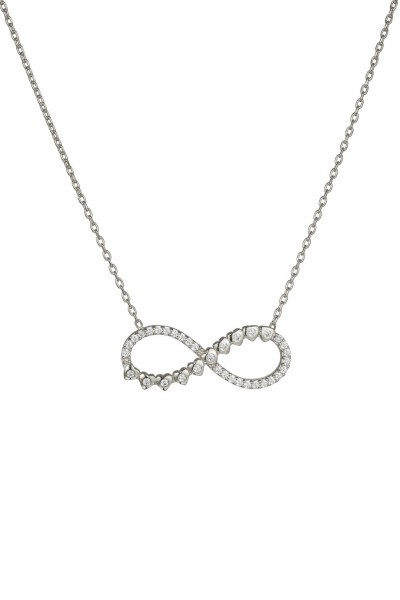 Κολιέ Ασημένιο Άπειρο