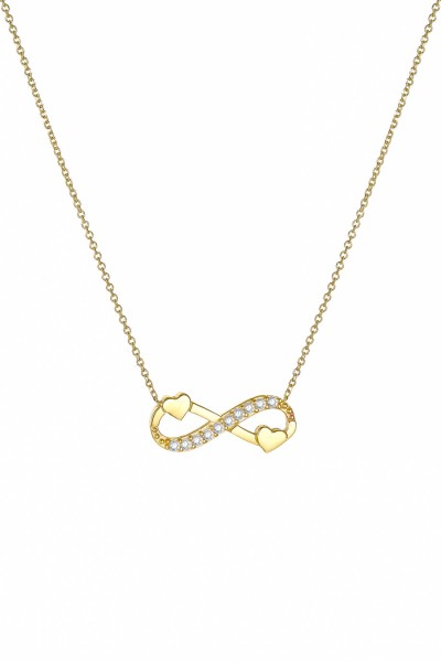 Κολιέ Χρυσό 9Κ Infinity Love