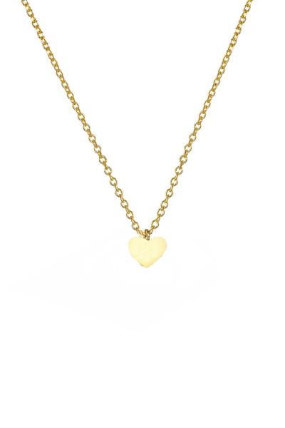 Κολιέ Χρυσό 9Κ Καρδιά Λουστρέ
