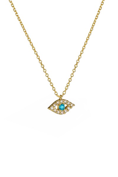 Κολιέ Χρυσό 9Κ Ματάκι Πετράτο