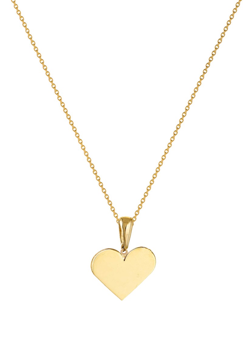 Κολιέ Χρυσό 14Κ Heart Shine