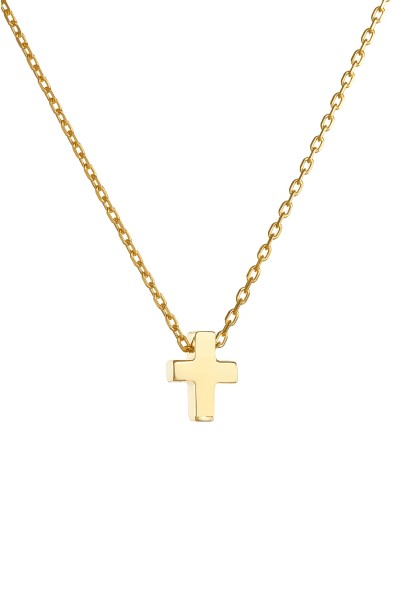 Κολιέ Χρυσό 9Κ Σταυρός Shine