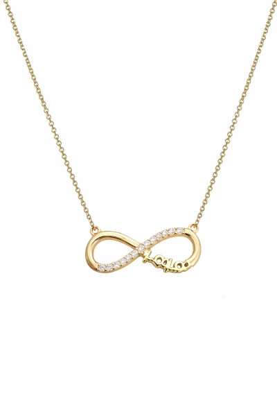 Κολιέ Χρυσό 9Κ Μαμά Infinity