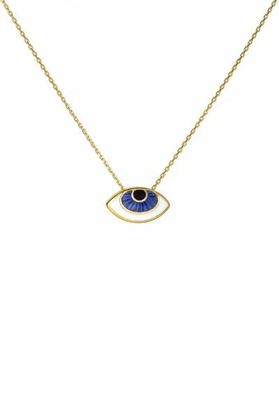 Κολιέ Χρυσό 9Κ Blue Eye