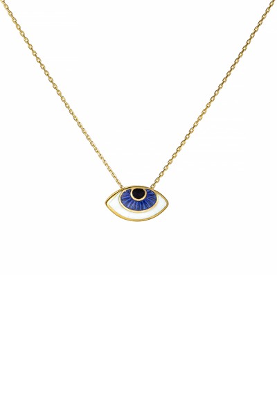 Κολιέ Χρυσό 9Κ Blue Eye