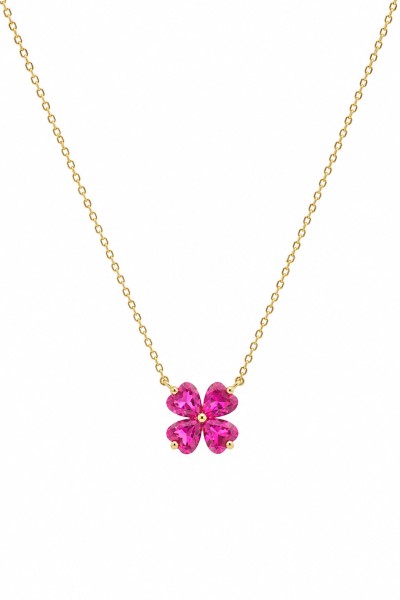 Κολιέ Ασημένιο Rose Flower
