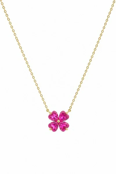 Κολιέ Ασημένιο Rose Flower