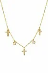 Κολιέ Ασημένιο Crosses
