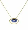 Κολιέ EyeConic Χρυσό 9Κ Large Blue Eye