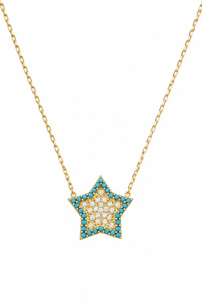 Κολιέ Ασημένιο Star Light