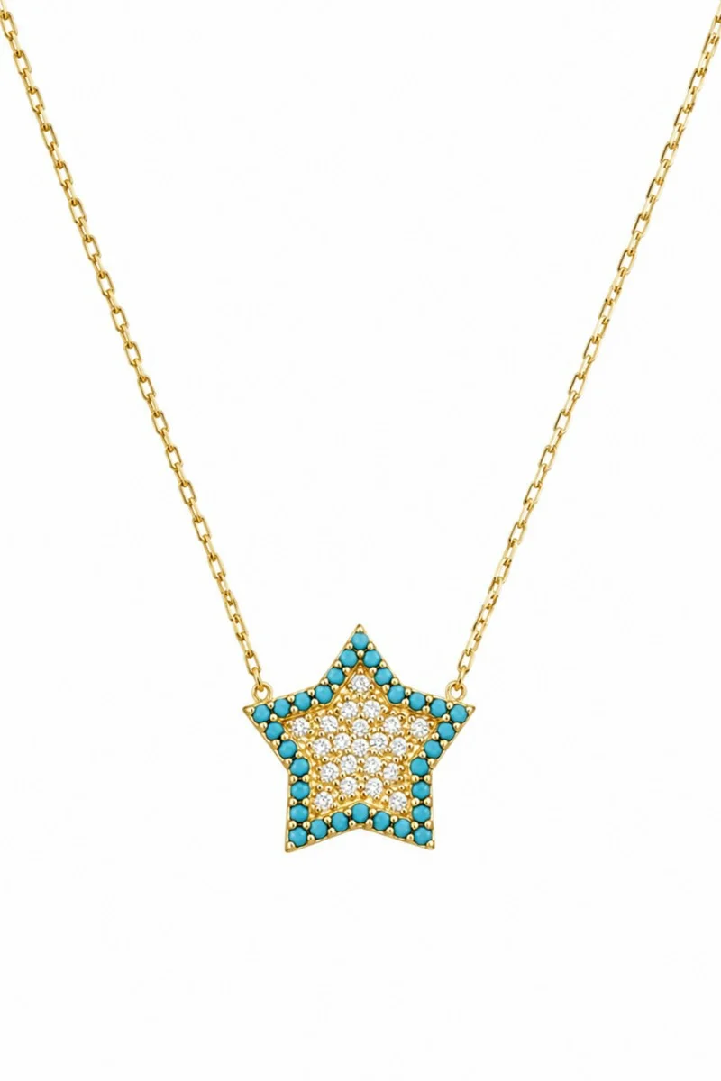 Κολιέ Ασημένιο Star Light