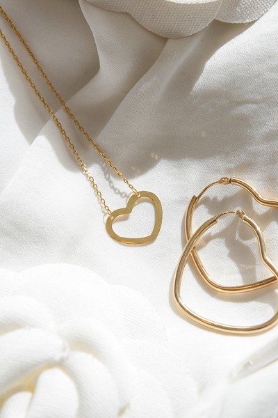 Κολιέ Χρυσό 14Κ Heart Shine