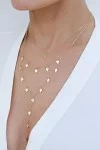 Κολιέ Χρυσό 14Κ SeeK for Gold Aztec Drops
