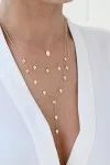 Κολιέ Χρυσό 14Κ SeeK for Gold Aztec Drops