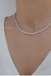 Κολιέ Ασήμι Ριβιέρα Delight 3mm 45cm