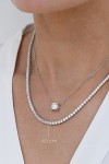 Κολιέ Ασήμι Ριβιέρα Delight 3mm