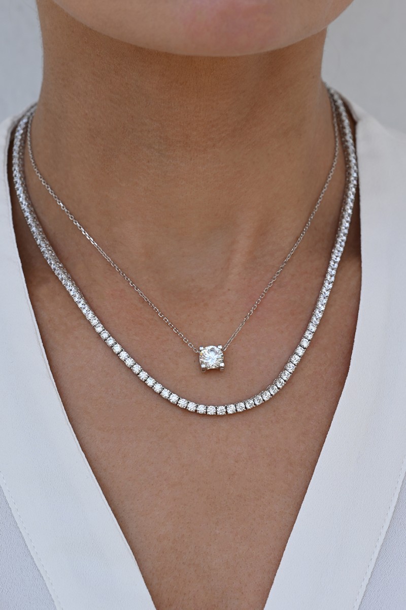 Κολιέ Ασήμι Ριβιέρα Delight 3mm
