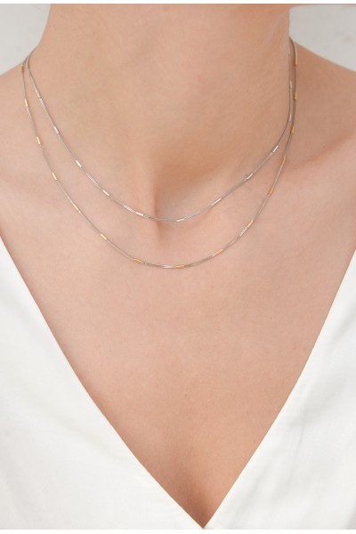 Κολιέ Χρυσό 14Κ SeeK for Gold Serious You 45cm