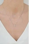 Κολιέ Ασημένιο Glam Simple