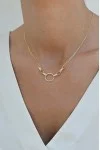 Κολιέ Χρυσό 14Κ Blogger Style Πετράτο