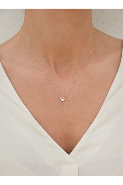 Κολιέ Χρυσό 9Κ Mickey Mouse