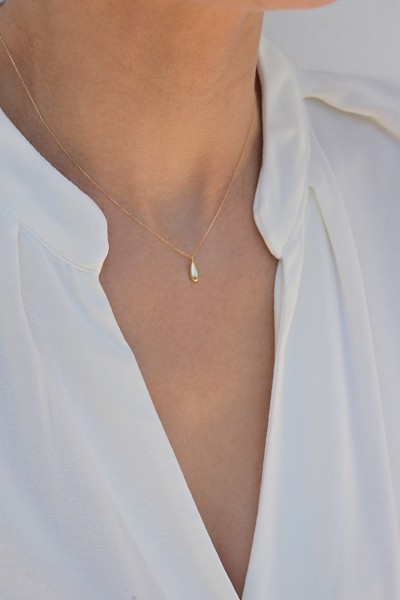 Κολιέ Χρυσό 14Κ Drop Dot