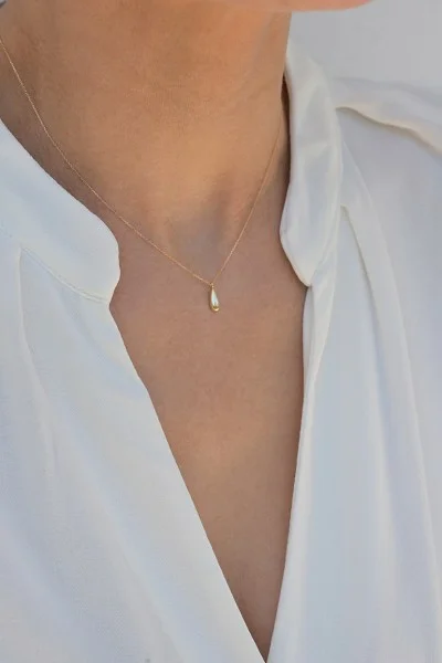 Κολιέ Χρυσό 14Κ Drop Dot