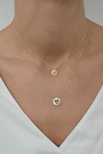 Κολιέ Χρυσό 14Κ Full Heart