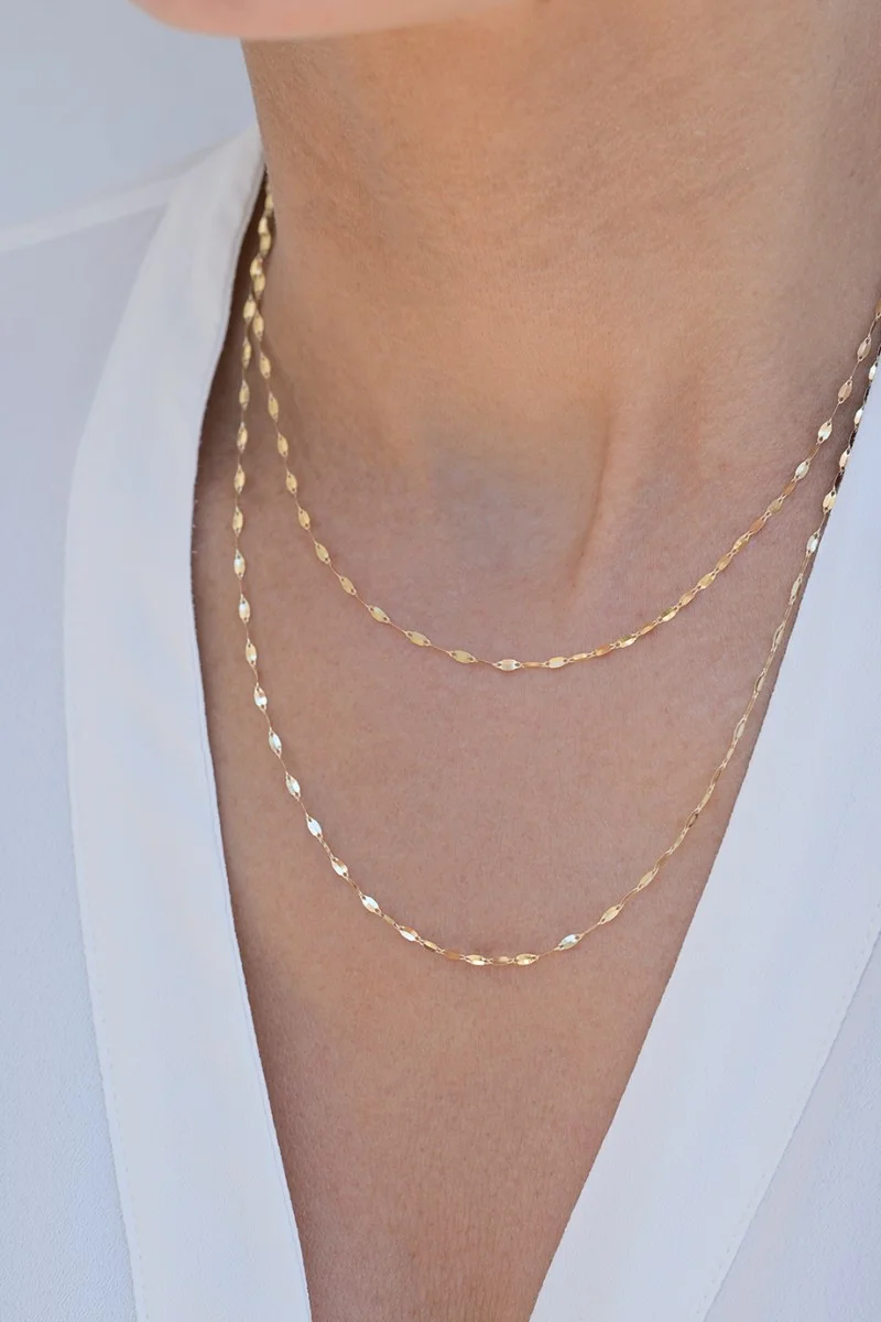Κολιέ Χρυσό 14Κ SeeK for Gold Shiny Trouble Oval 45cm