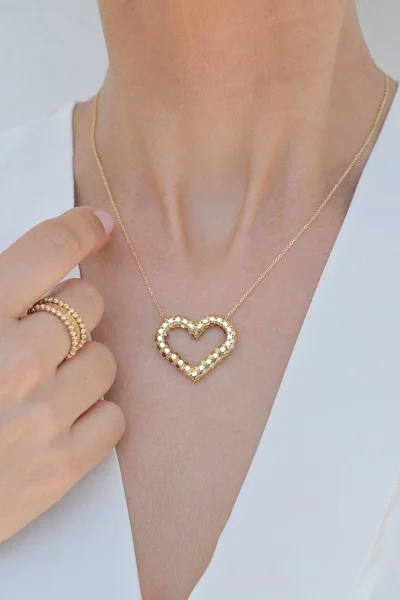 Κολιέ Χρυσό 14Κ Dolce Vita Heart