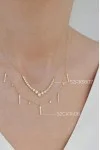 Κολιέ Χρυσό 14Κ Ριβιέρα Wavy Dots