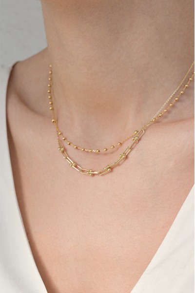 Κολιέ Χρυσό 14Κ Bond