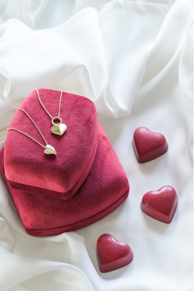 Κολιέ Χρυσό 14Κ Mirror Heart