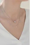 Κολιέ Ασημένιο Drops