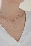 Κολιέ Ασημένιο Cross