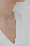 Κολιέ Ασημένιο Cross