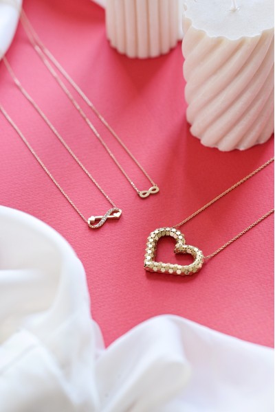 Κολιέ Χρυσό 9Κ Infinity