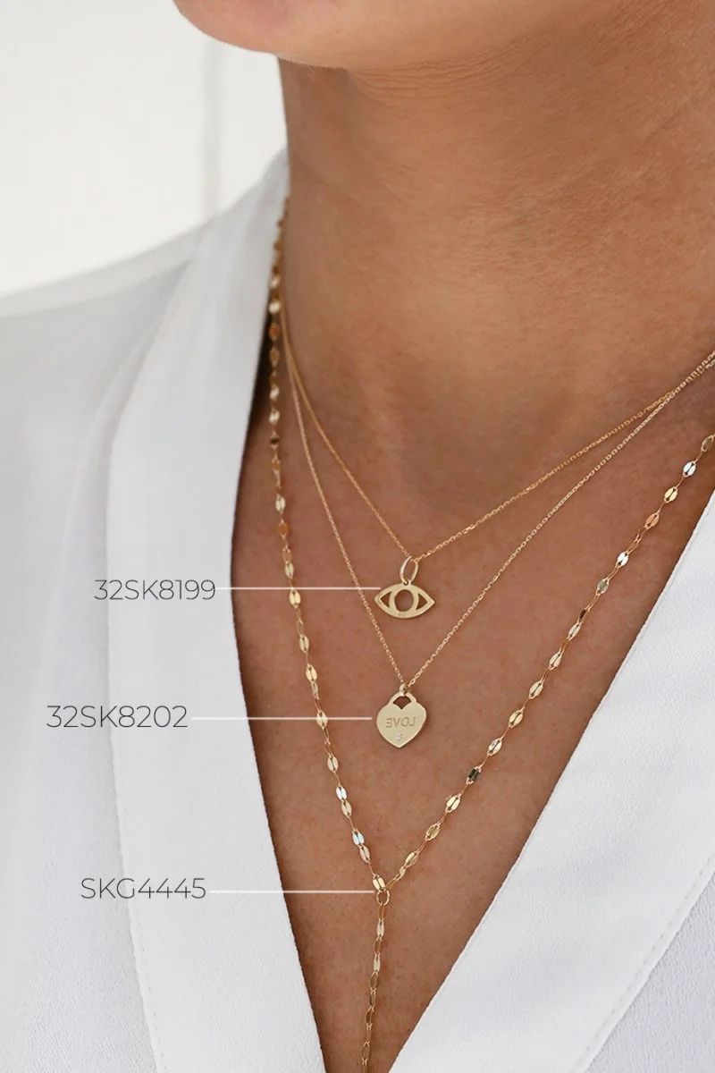 SeeK for Gold Κολιέ Χρυσό 9Κ Love Dot