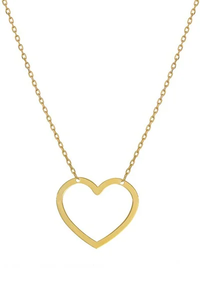 Κολιέ Χρυσό 14Κ Heart Shine